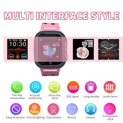 Montre intelligente GPS pour enfants - 4G, étanche, SOS, appel vidéo