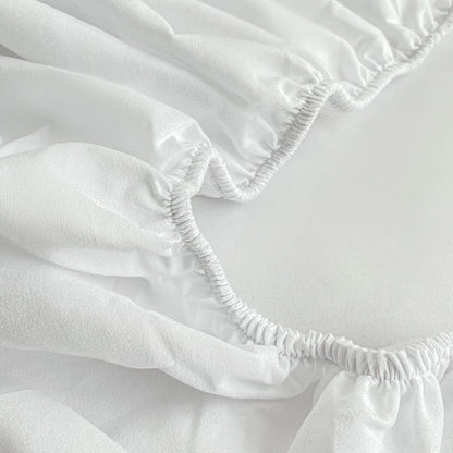 Drap-housse élastique antidérapant pour lits simples à King