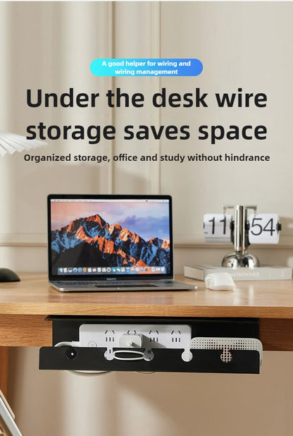 Organisateur de câbles pour bureau et maison - Boîte de rangement élégante