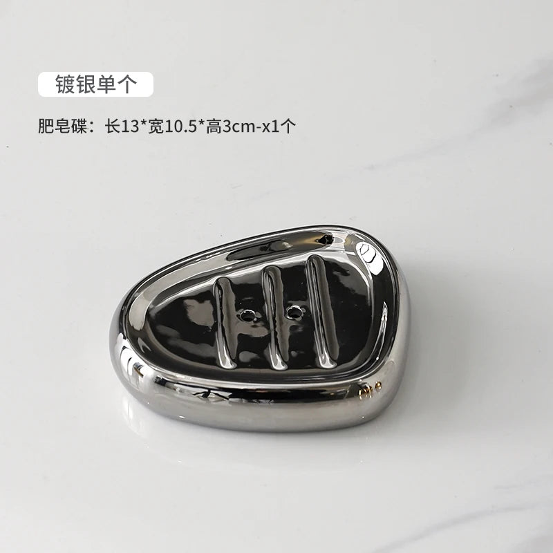 Set d'accessoires de salle de bains en céramique chinoise élégante