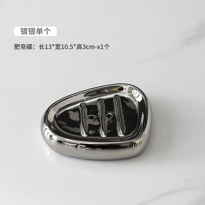 Set d'accessoires de salle de bains en céramique chinoise élégante