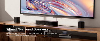 Corde TIMEA - Barre de Son 7.1, 330W, Contrôle Intelligent, Noir