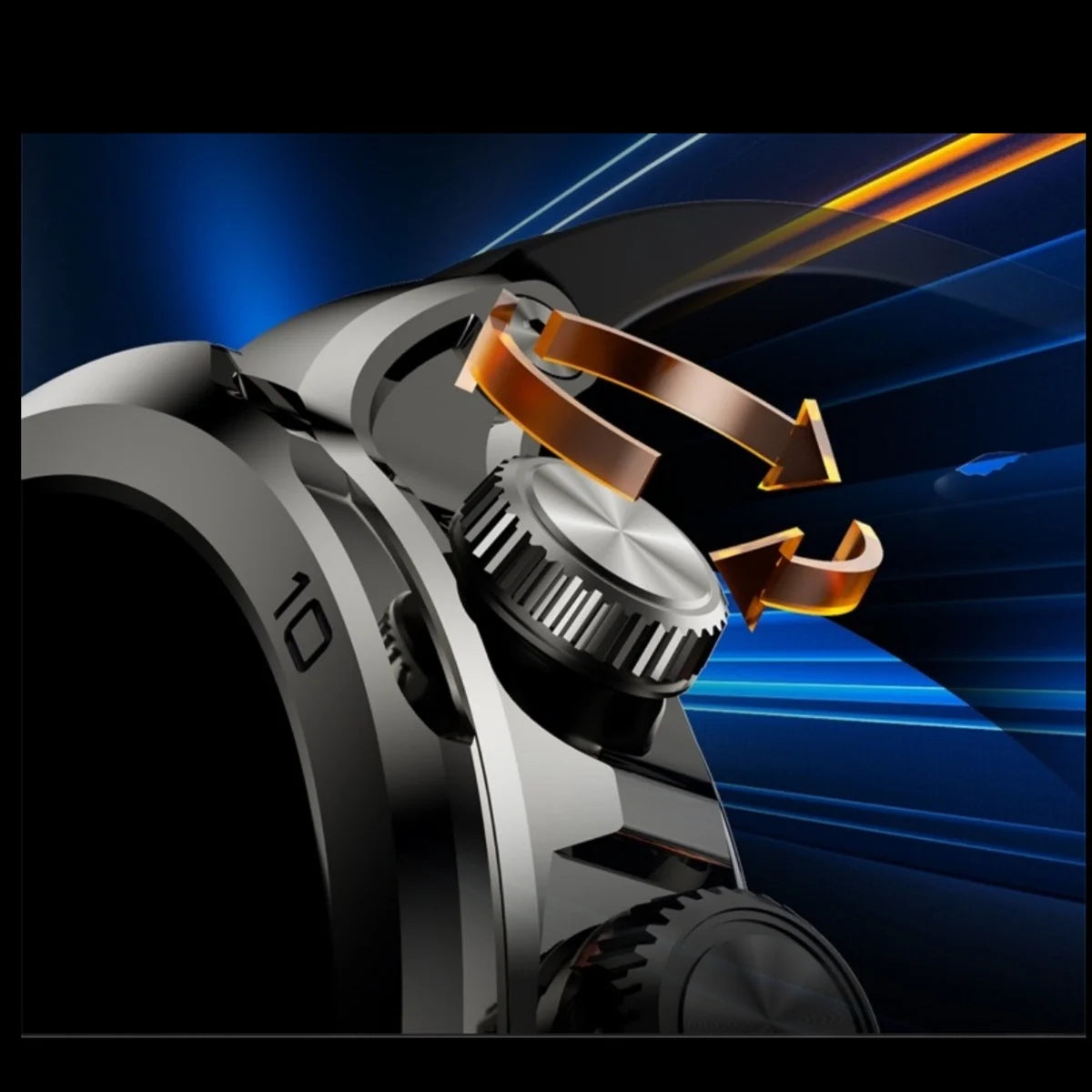 Montre Intelligente H19 Android 10.0 avec Caméra Rotative 1,95" AMOLED