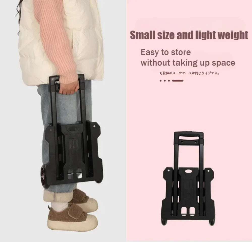 Chariot de courses pliant léger, étanche et grande capacité