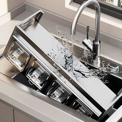 Etagère d'assaisonnement murale sans perçage, pratique et design