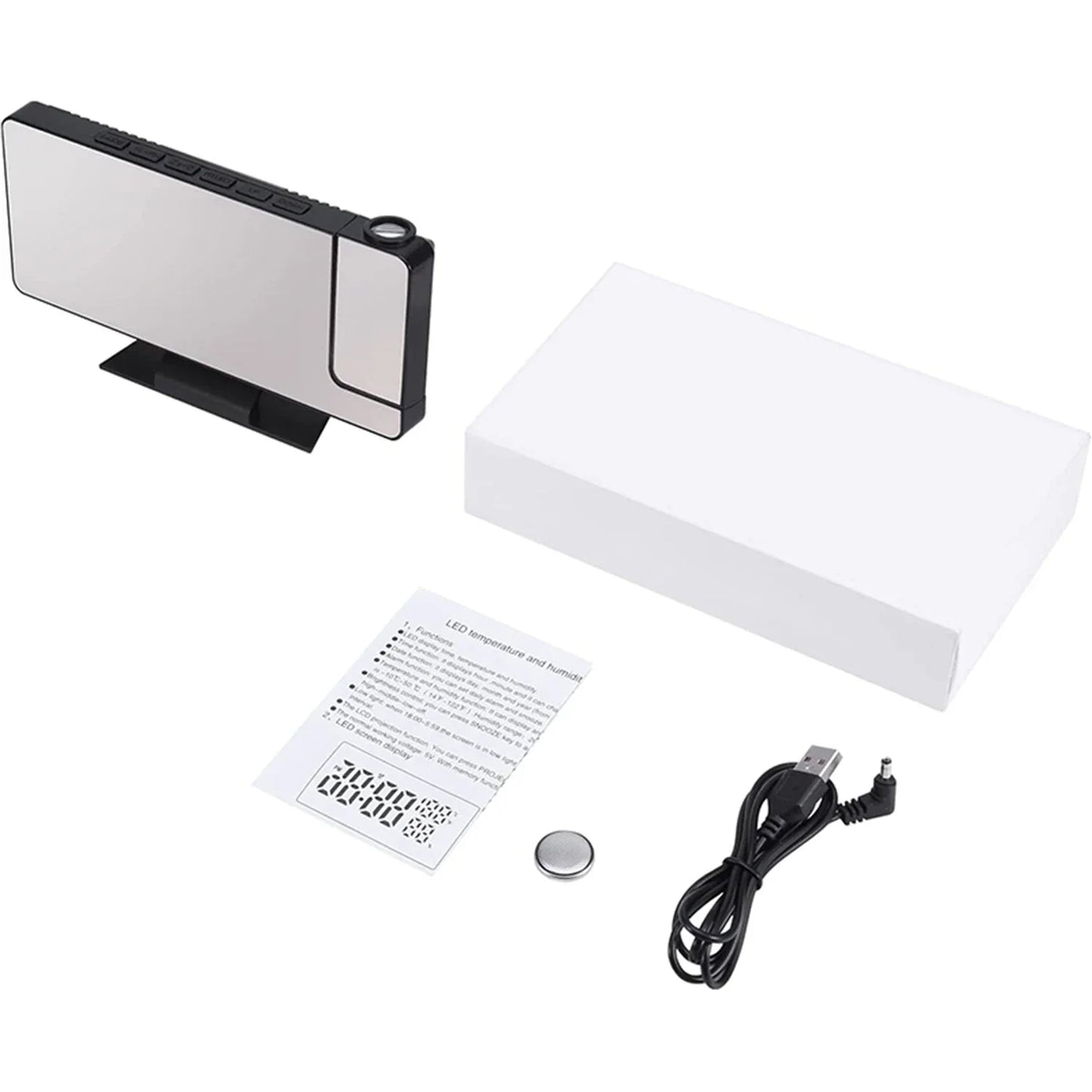 Réveil Numérique LED avec Affichage Heure & Température, Budget-Friendly