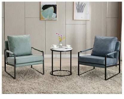 Canapé paresseux nordique en fer forgé pour salon et balcon