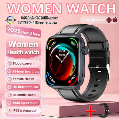 Montre Intelligente Xiaomi Femme - Diagnostic AI, HRV, PPG, IP68