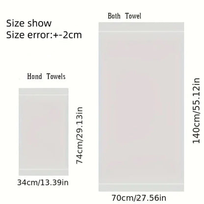 Ensembles de serviettes en bambou absorbantes pour adultes - Luxe