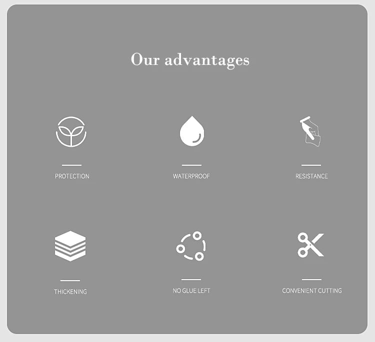 Film étanche autocollant pour rénovation de cuisine - Résistant à l'huile