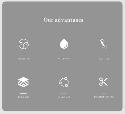 Film étanche autocollant pour rénovation de cuisine - Résistant à l'huile