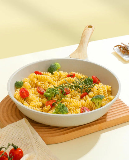 Wok en céramique antiadhésif pour cuisson universelle - Durable et efficace