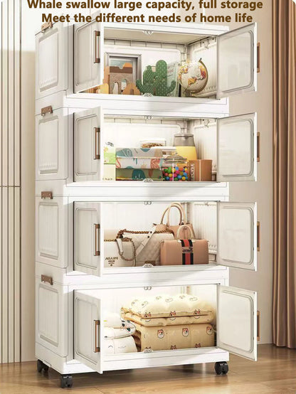 Armoire de rangement pliable pour vêtements de bébé et enfants