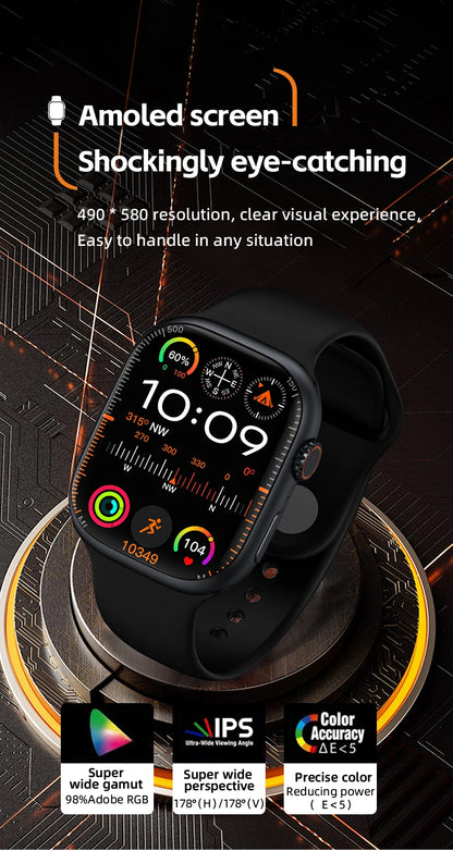 Montre CD99 5G AMOLED 2,29'' - Smartwatch avec caméra rotative