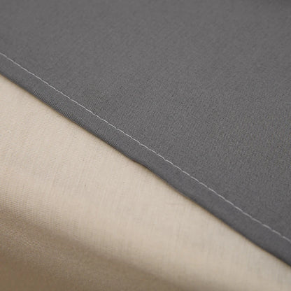 Drap Plat Doux Uni pour Lit Double - Confort et Élégance