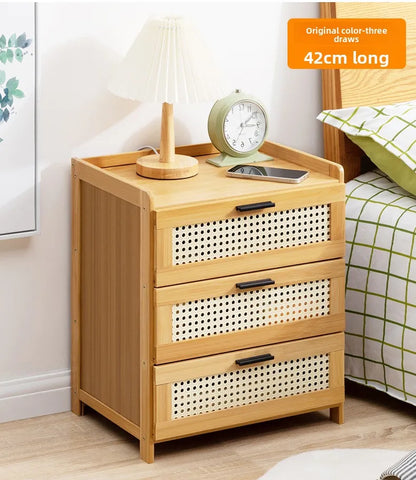 Table de chevet avec tiroir - Armoire de rangement élégante