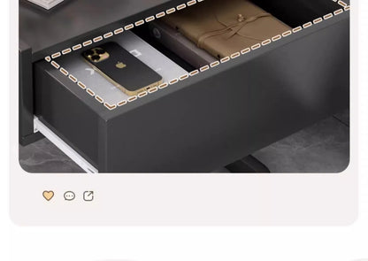 Table de nuit moderne avec tiroir - Esthétique nordique luxe