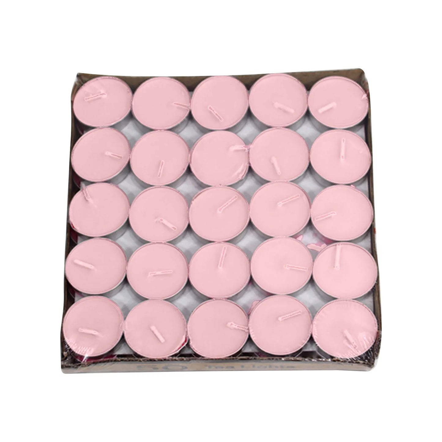 Bougies parfumées à la citronnelle - Lot de 50, anti-insectes et romantiques