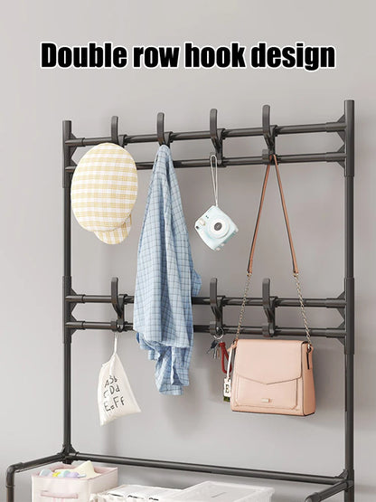 Rangement multifonctionnel en plastique T1 pour chaussures et vêtements