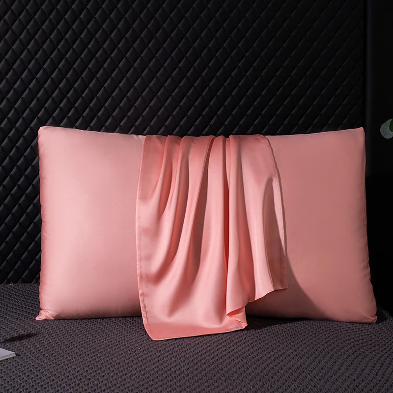 Taie d'oreiller en soie 100% naturelle pour cheveux et peau