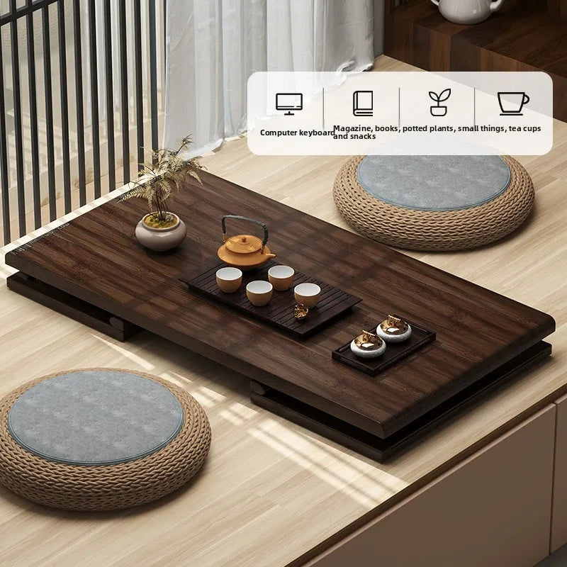 Table basse pliable pour balcon - Petite table à thé pratique