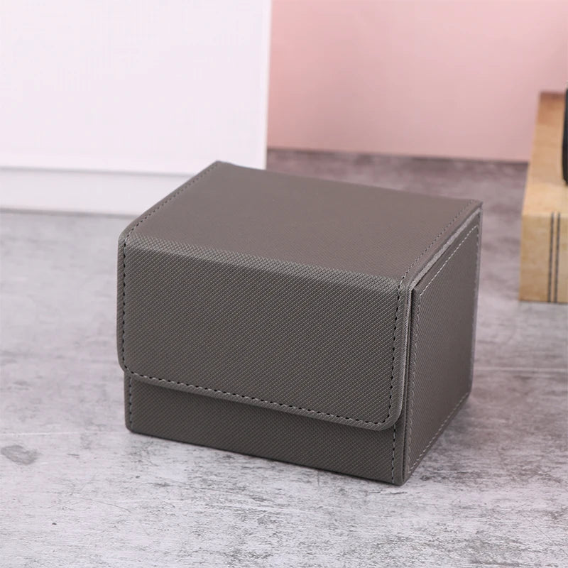 Boîte de rangement PU pour cartes de jeu - Organisateur portable