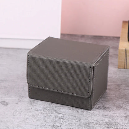 Boîte de rangement PU pour cartes de jeu - Organisateur portable