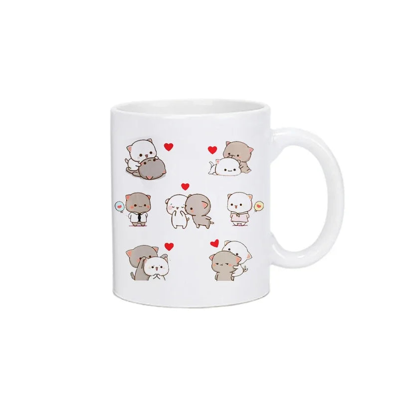 Tasse Moka Panda Bubu Dudu - Cadeau Mignon Couple et Amis