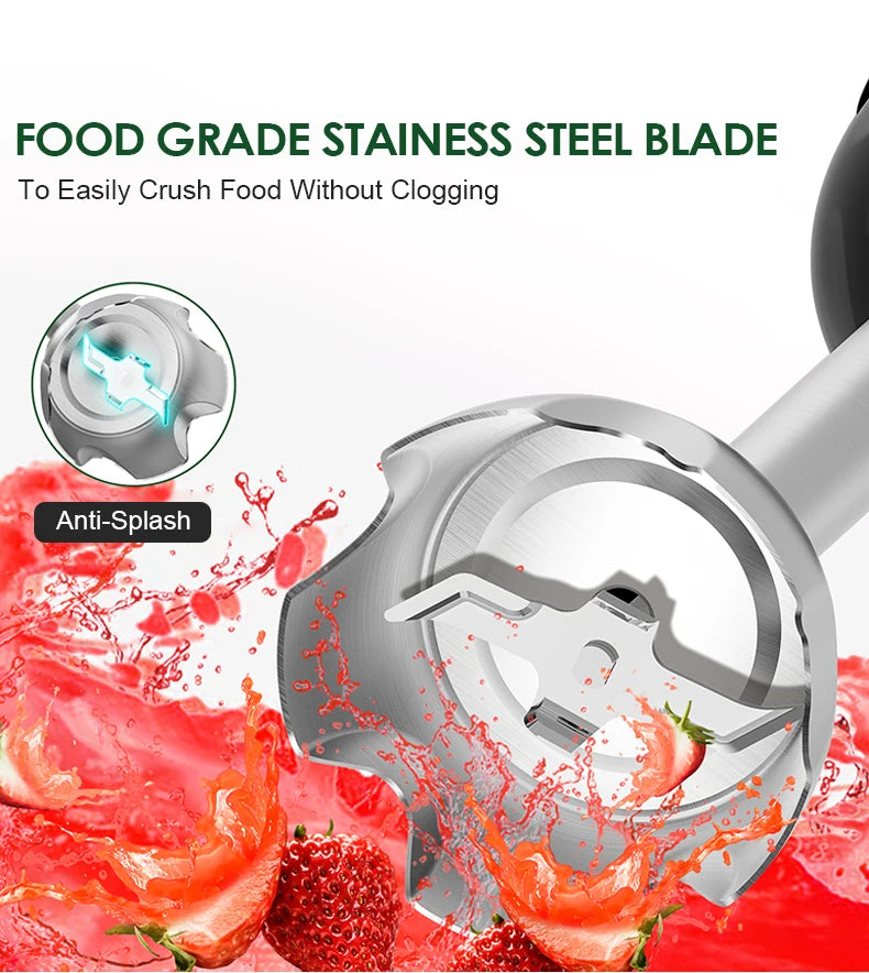 Mélangeur à main électrique 1000W 5 en 1 - Wancle puissant et polyvalent