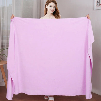 Serviette de bain en microfibre super absorbante et douce