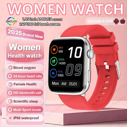 Montre Intelligente Xiaomi Femme - Diagnostic AI, HRV, PPG, IP68