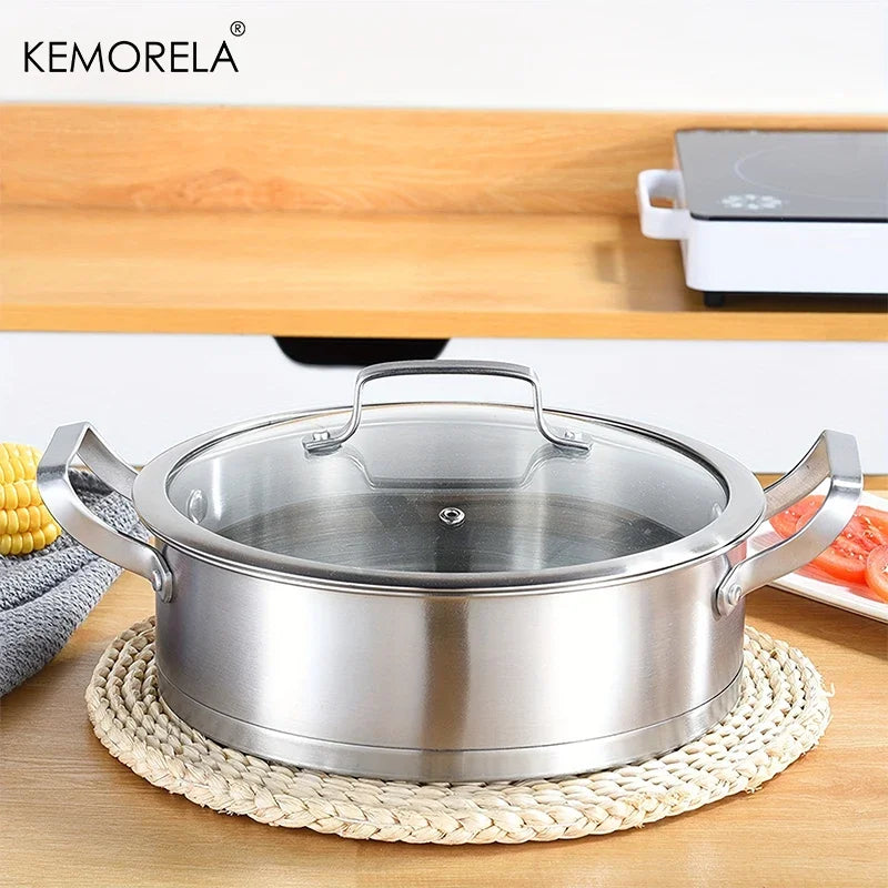 Ensemble de casseroles en acier inoxydable 16/20/24cm - Ustensiles de cuisine