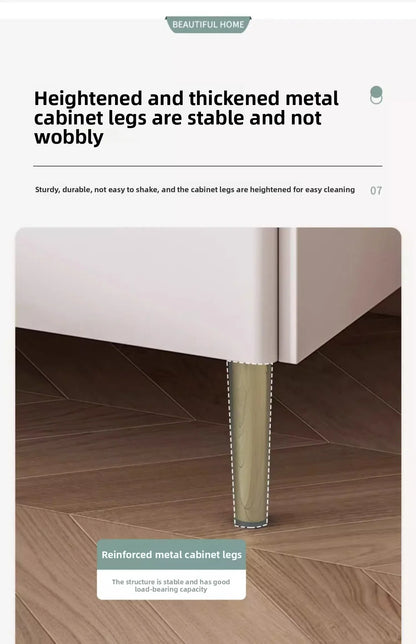 Table de chevet multifonctionnelle avec 3 tiroirs pour chambre