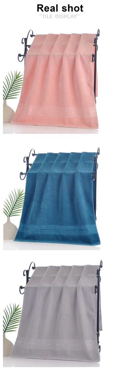 Serviette visage en coton absorbante - Douce et épaisse pour salle de bain