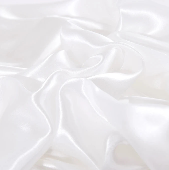 Taie d'oreiller en satin imitation soie 50x50, 60x60 - Décoration élégante