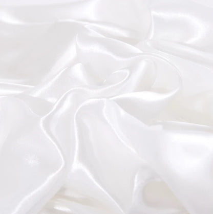 Taie d'oreiller en satin imitation soie 50x50, 60x60 - Décoration élégante