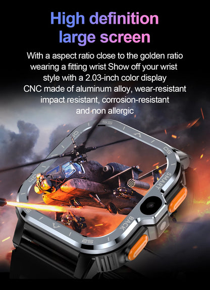 Montre Intelligente Android GPS HD - Homme, 16G/64G, Wi-Fi