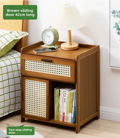 Table de chevet avec tiroir - Armoire de rangement élégante