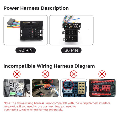 Autoradio Android 7" GPS Carplay pour VW, Seat, Audi - 2Din