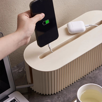 Organisateur de câbles multifonctionnel pour prise domestique