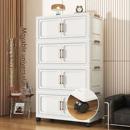 Armoire de rangement pliable pour vêtements de bébé et enfants