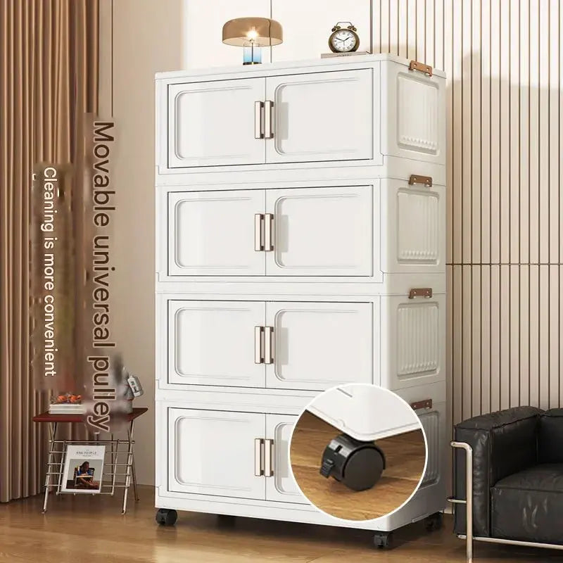 Armoire de rangement pliable pour vêtements de bébé et enfants
