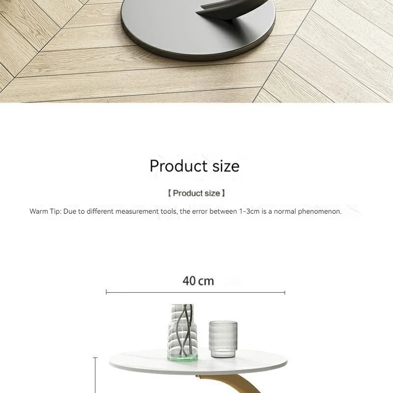 Table à thé ronde 2024 - Petit meuble d'appoint élégant