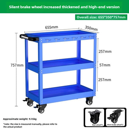 Chariot à Outils BaoLian avec Roues - Organisateur Atelier Garage