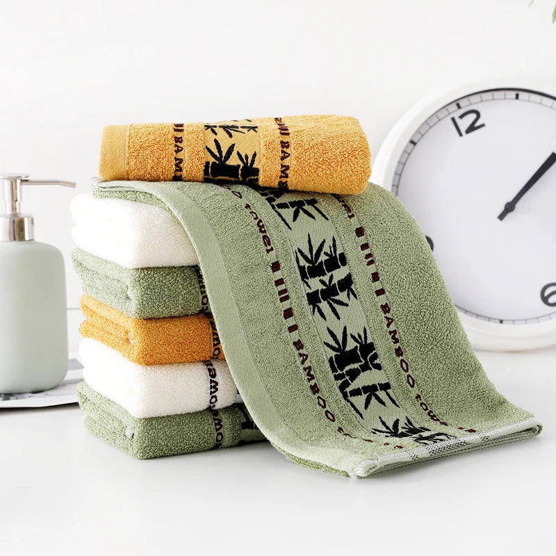 Serviettes en Bambou Luxe - Ensemble Épais et Absorbant pour Bain