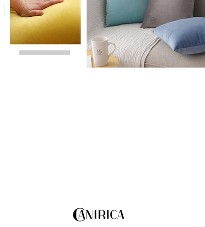 Housse de coussin velours 30x50 cm - Taie à carreaux nordique