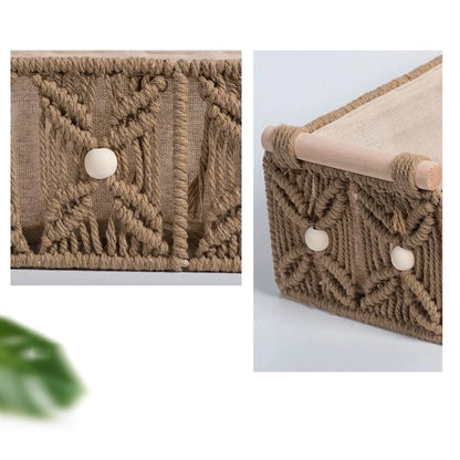 Panier de rangement en corde coton élégant et multifonctionnel