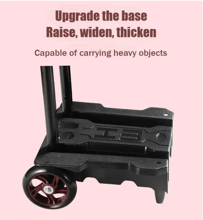 Chariot de courses pliant léger, étanche et grande capacité