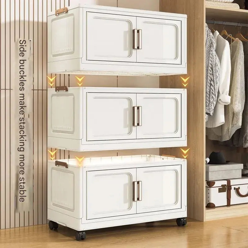 Armoire de rangement pliable pour vêtements de bébé et enfants