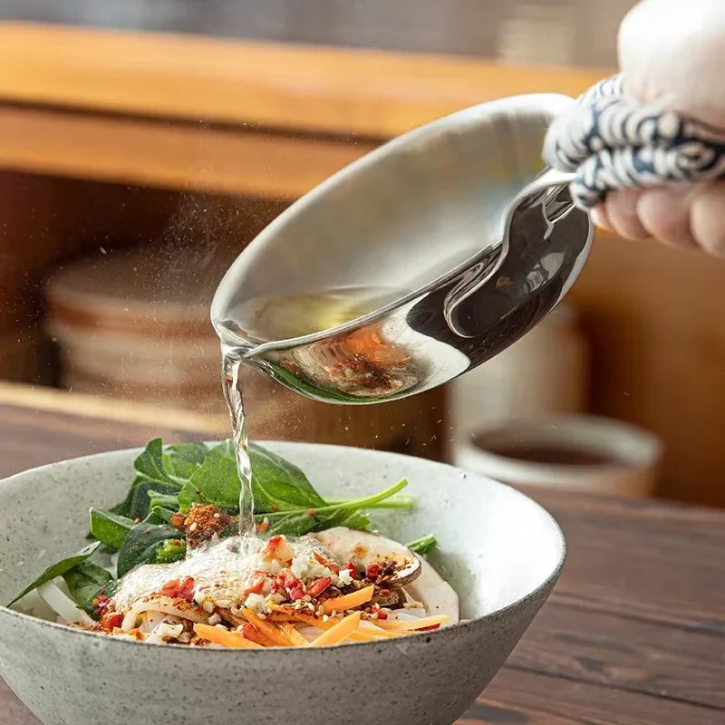 Mini Marmite en Acier Inoxydable 316 - Poêle à Huile Résistante